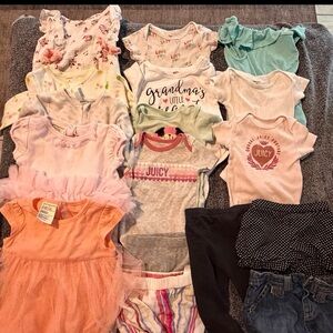 Baby Girl Clothing Lot 6–9 Months